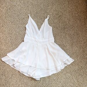 Cute white romper